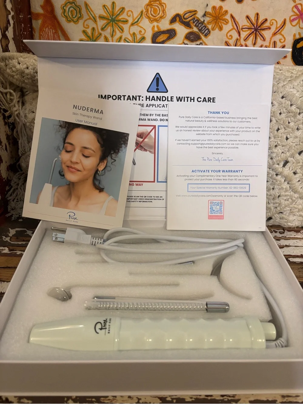 NuDerma Professional Skin Therapy Kit — Iridescent Silver White